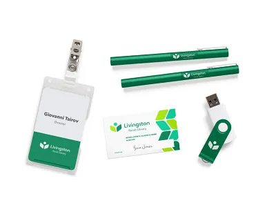 Brand Identity Design for Local Library billboard brand identity buttons learning library library card logo logo design logos van