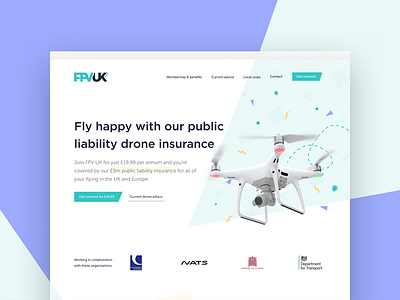 Membership homepage drone homepage landing page membership social proof trust ui user experience ux