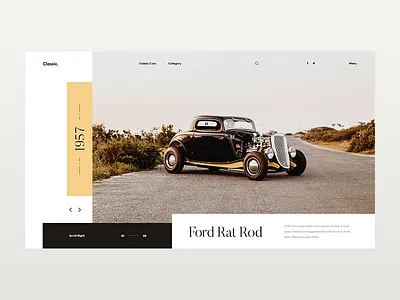 Classic. black car classic clean old photo vintage white