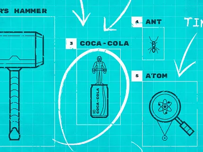 Ant-Man Size Comparison ant man blueprint comic fandom illustration marvel mcu thor
