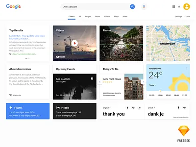 Google serach redesign - Sketch freebee google search sketch freebee