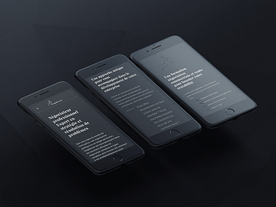 StagWinner Mobile Website app dark deer elk minimal mobile site stag ui webdesign website winner