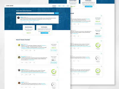 Tweet checker ui