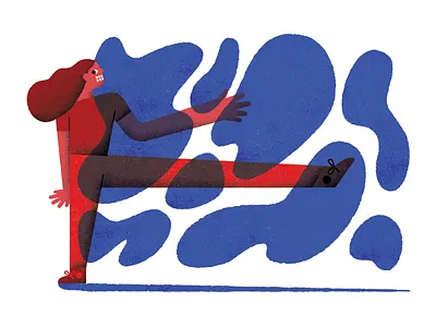 Don't Gleep - Poster Series anxiety gleep nervous over explain poster shapes