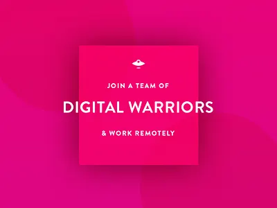 We're Hiring! gif hiring illustration internship project manager remote social media ui ux work