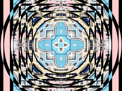 Perspective Aperture abstracted design dissect geometric surface pattern