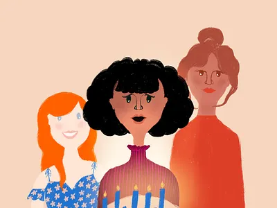 Birthday launch art for Lovely birthday design illustration illustrator procreate stationery