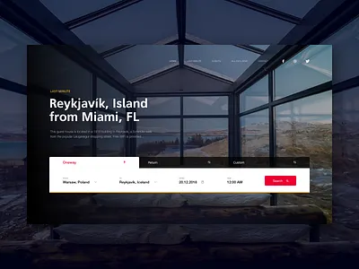 Booking Hotel booking design header hotel island website