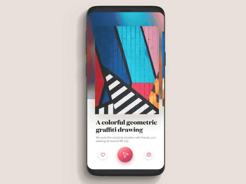 AR Picture Frame Gallery animation app ar carousel design gallery interior mobile motion room scan street art