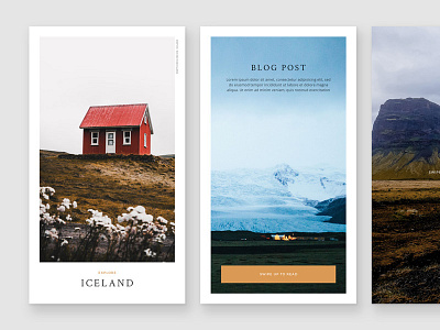Product - Instagram Story Templates Teaser 1 creative market free freebie iceland instagram market minimal mobile photoshop story template ui