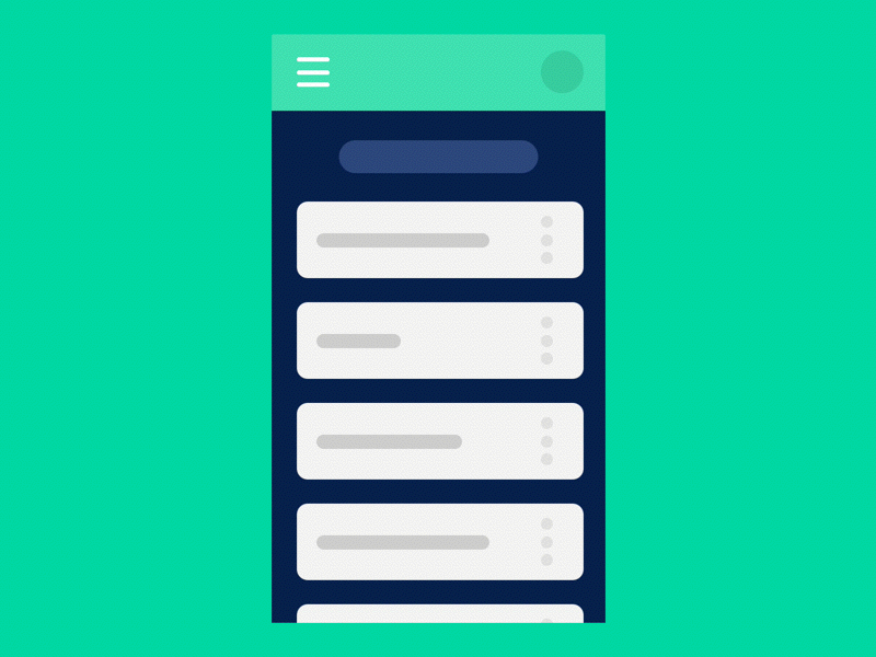 List Sorting animation interaction design ixd list lofi sorting