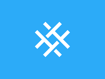 Woven - Social media platform identity hastag identity logo platform social media