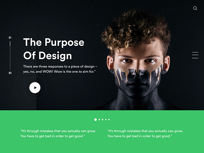 Landing Page For Blog blog colour gradient landing page personal theme ui ux web website