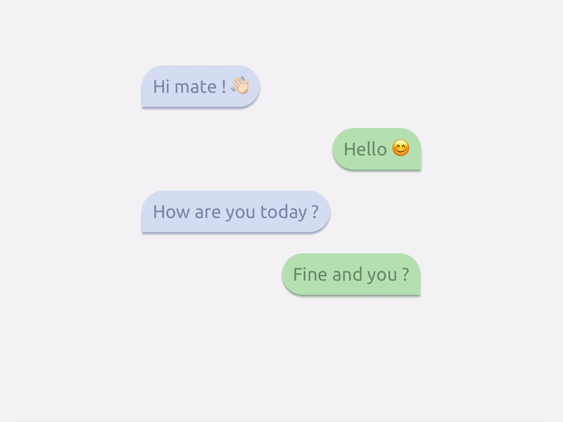 Messaging App app application chat fakeui loader message messaging ui
