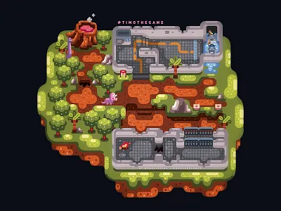 Jurassic Level dino games illustration indie games jurassic science fiction