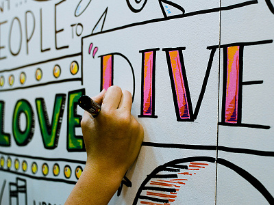 Built For This Live Mural alaac18 education inspirational librarians libraries literacy