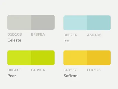 Mojito UI Kit Color Palette beach color colors exotic kit mojito palette summer tropical ui ui kit web