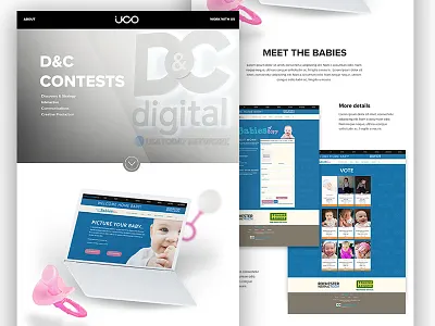 new UCO site Case Study case study clean design mock up portfolio web