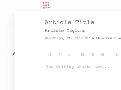 Writing Interface articles ui unsplash ux writing