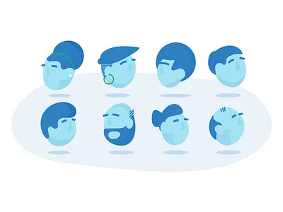 The Heads boy faces girl guys heads man people woman