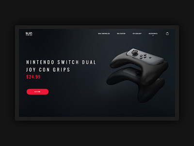 Sliq Gaming 3d clean design game minimal product product design ui web web design webdesign