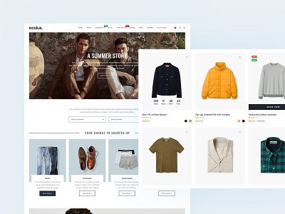 Ocolus Fashion Homepage - Creative Modern Multipurpose Template decor ecommerce fashion furniture market multipurpose ocolus plant wordpress