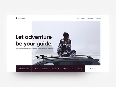Boho Surf concept hero home hero surf