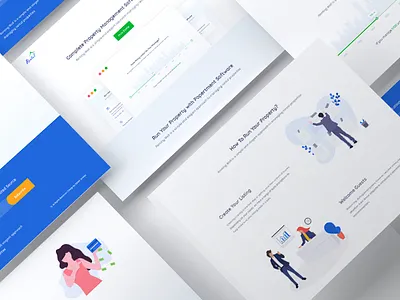 Rent Management Software #Landingpage app block chain landing page payment property real estate rent management services agency software website