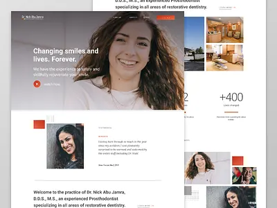 Dr. Nick Website dentist design development office smile website