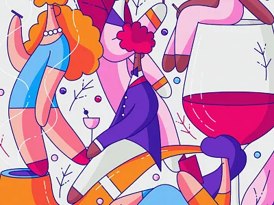 Snobby Club bohemian characters club fancy flat gentleman hiwow party snob snobby vibrant