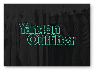 Yangon Outfitter apperal branding clothing identity typography