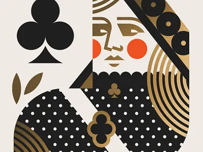 USPS pt. VIII cards club crown deck face head heart king queen spade