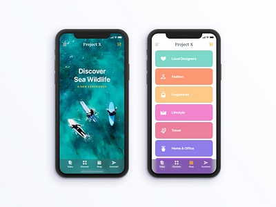 Luxury App app categories experience experiences fashion homescreen immersive luxury luxury shopping