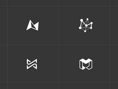 Branding Concept for a Blockchain Based P2P CDN Company best logo blockchain logo branding logo design m branding m logo p2p logo peer2peer logo