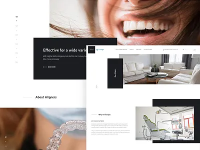 Villa Louisa Clinic aesthetic dentistry business clinic dentistry design health medical ortodontic surgery ui webdesign website