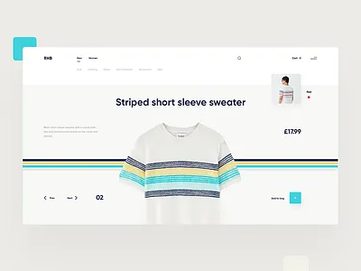 RHB designer e commerce ecommerce fashion giga product shoe sneaker tamarashvili ui ux