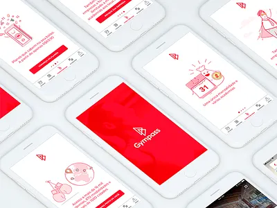 Gympass - Redesign Exercise app apple design exercise gym hardware health interaction iphone motion ui ux