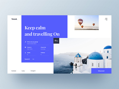 Flight Booking Web Exploration airline app clean colours home landing minimal page ui ux web website