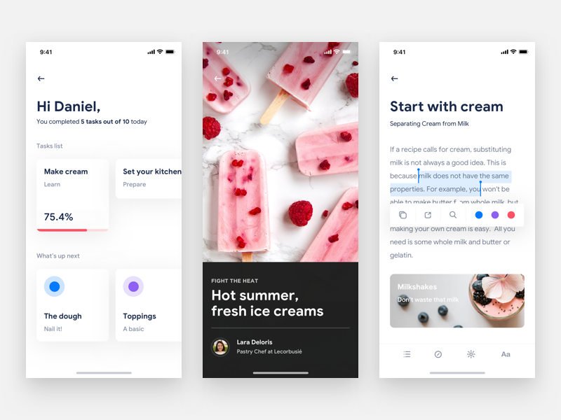 Example of Ice Cream