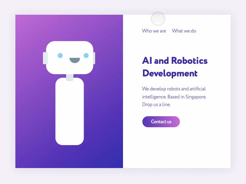 Robot Animation ai animation artificial cursor follow gradient intelligence motion robots