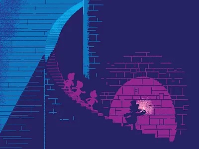 Might Solve A Mystery disney duckdoodle ducktales illustration scene squaredco create