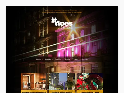 It Does Website Concept homepage ui website