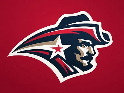 Rebels Mascot cowboy football logo mascot rebel soldier sport star team