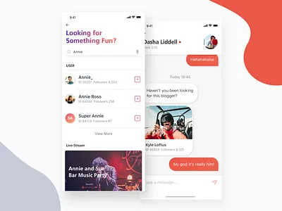 Live App app live ui video