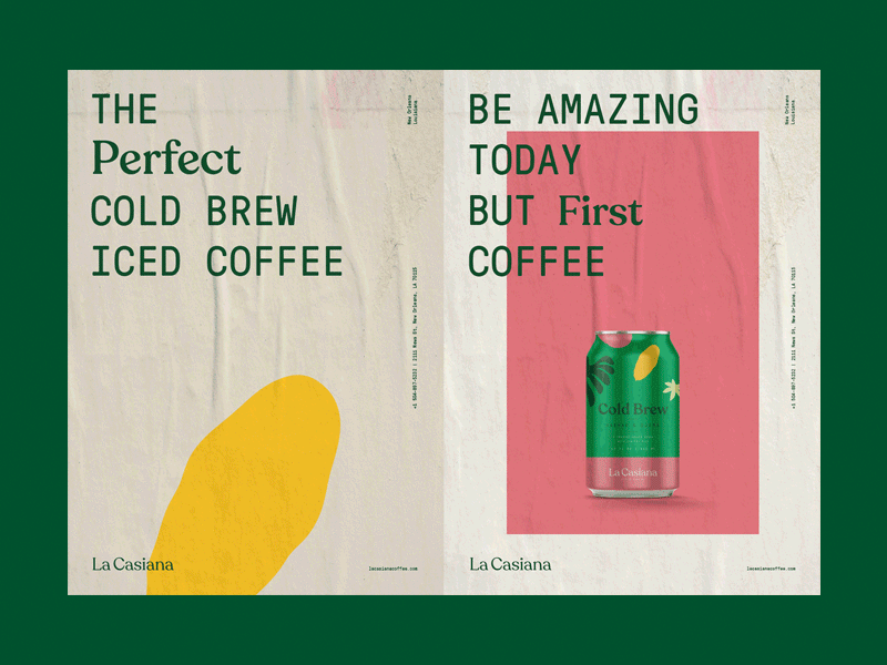 La Casiana Coffee Company branding cafe coffee illustration label logo mustafa akülker packaging plant tropical type
