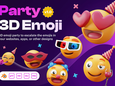 Emoty - 3D Party Emoji
