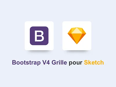 Bootstrap V4 Responsive Grid Dribbble boostrap bootstrap v4 free free ressources freebie grid layout ressources sketch ui