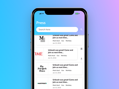 Dailyui 51 Presspage dailyui press page