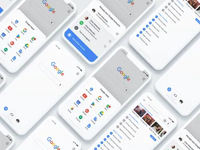 Google Search app apple design inspiration google ios iphone x mobile app search ui user interface ux