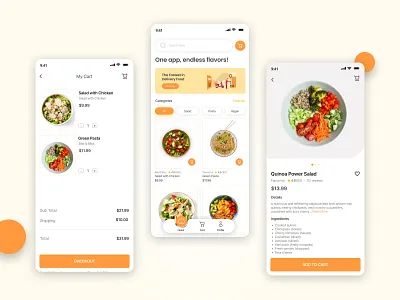 Food Delivery App UI app concept app designer app ui app ui kit app ui ux app ux delivery app food and drink food app food app ui food delivery food delivery app food delivery application food delivery service ios app mobile app ui restaurant app ui uiux